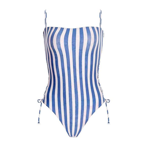 NEW AGUA BENDITA mariel reversible one piece swim suit in multi-colored - Picture 6 of 6